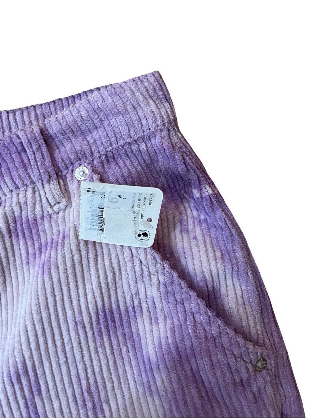 Free People Reese Pitched Straight Corduroy Pant Moonlit Orchid New With Tags - Picture 6 of 13